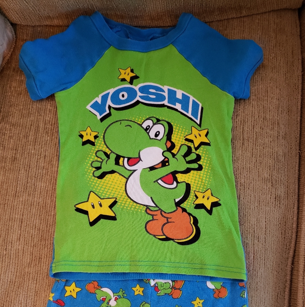 Super Mario Yoshi Pajamas Set